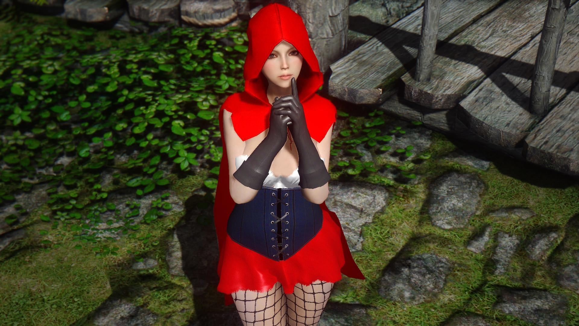 えいへいすぽっと Skyrim Red Riding Hood Clothes