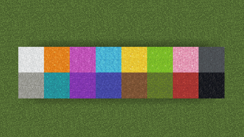 Minecraft Snapshot 17w06a リリース セメントにコンクリートの追加 カラフルな装飾ブロックの追加 羊毛やバナーの色の調整など まいんくらふとにっき