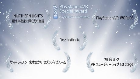 PlayStation VR特別賞に「初音ミク VRフューチャーライブ(1st Stage)」