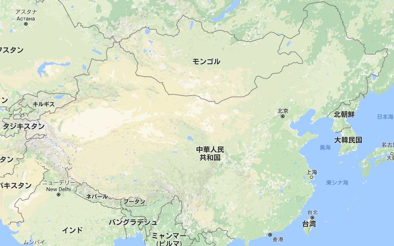 中国　地図