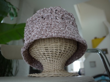 手編みの帽子