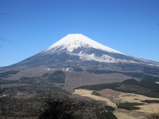 0黒岳展望広場からの富士山_3710