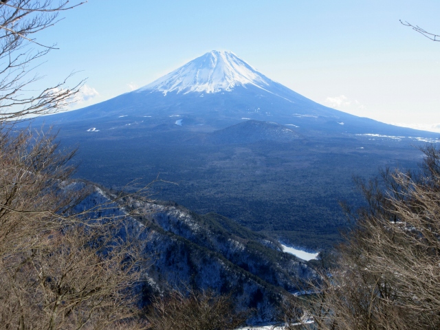 3三方分山山頂からの富士山_3795