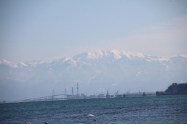 富山湾と立山連峰０５