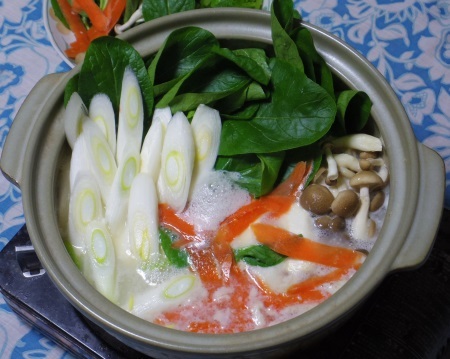 豆腐と小松菜のトロトロ鍋２