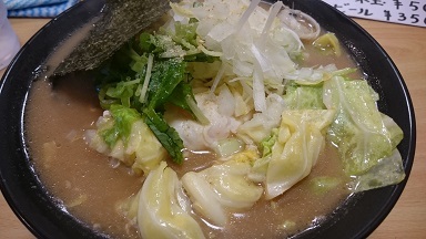 牡蠣野菜麺